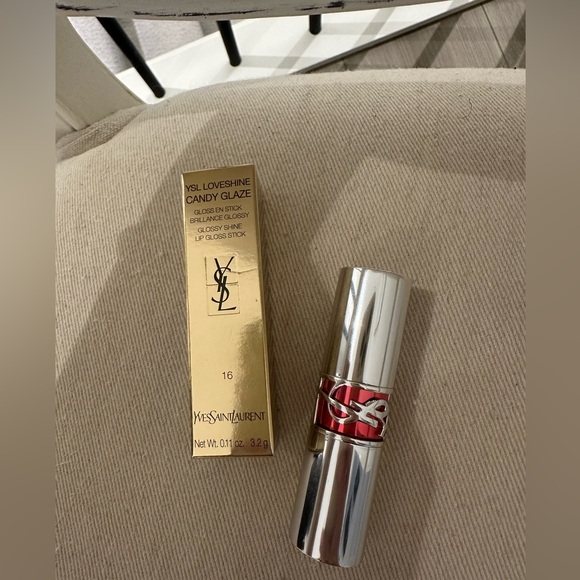 Yves Saint Laurent Love Shine Candy Glaze Gloss #16 Watermelon High NWT - Picture 4 of 6